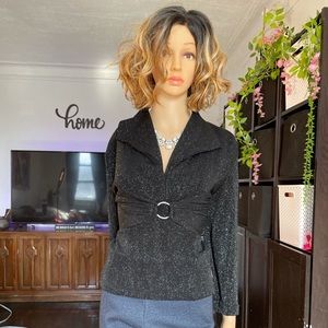 Black elegant blouse